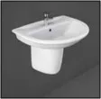 RAK-KARLA WASH BASIN-55 CM